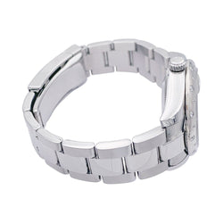 Montre ROLEX "Oyster Perpetual Datejust", acier et diamants - Castafiore