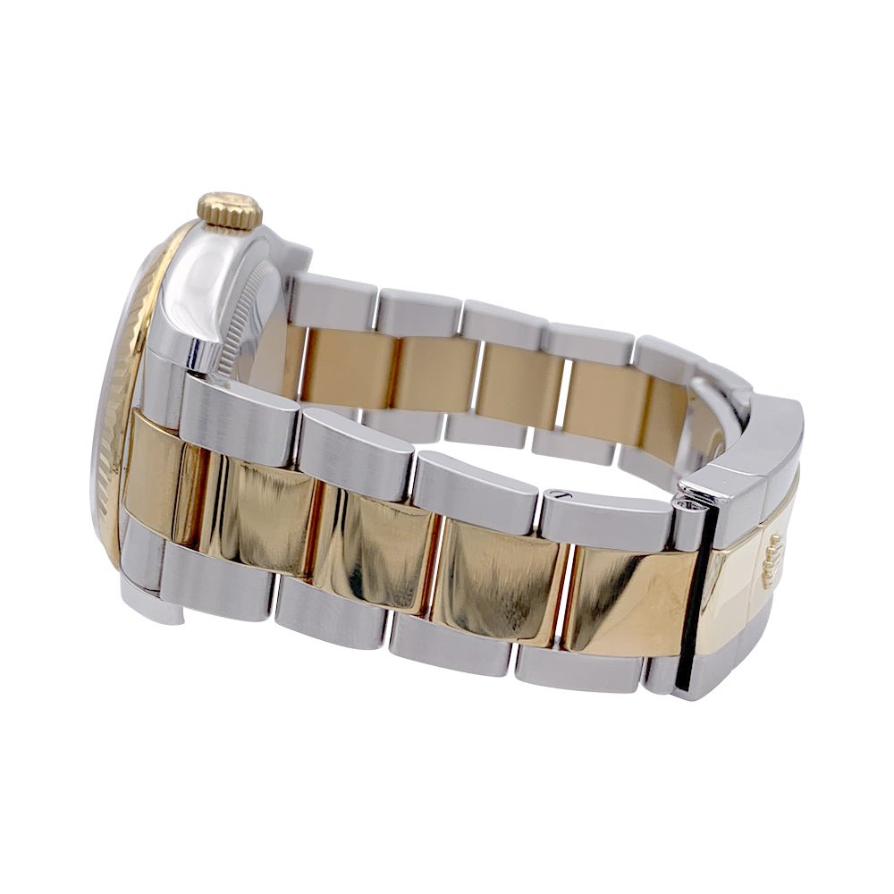 Montre ROLEX "Oyster Perpetual Datejust" en or jaune et acier. - Castafiore