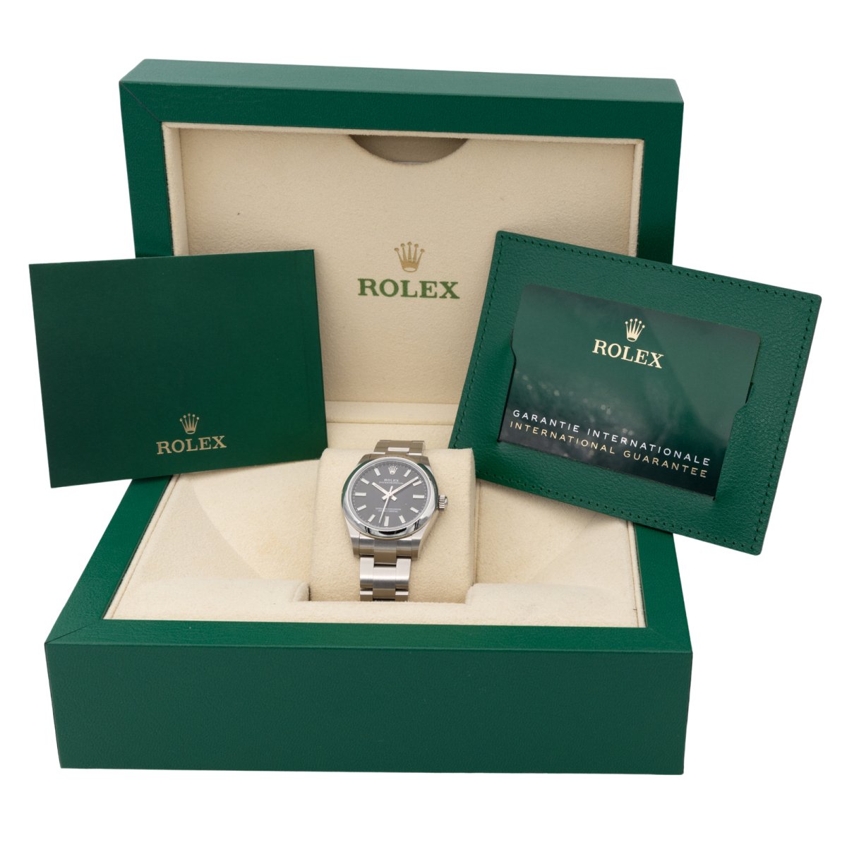 Montre ROLEX Oyster perpetual en acier - Castafiore