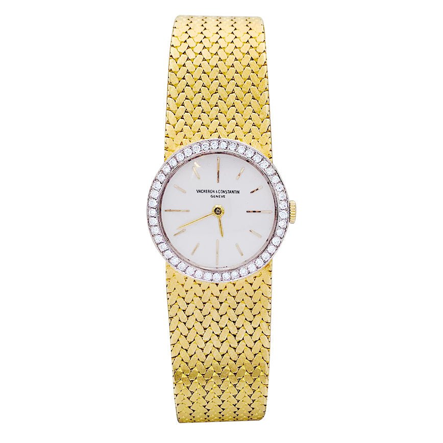 Montre VACHERON CONSTANTIN en or jaune, or blanc et diamants - Castafiore