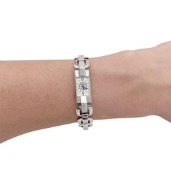 Montre vintage Jaeger Lecoultre, acier. - Castafiore