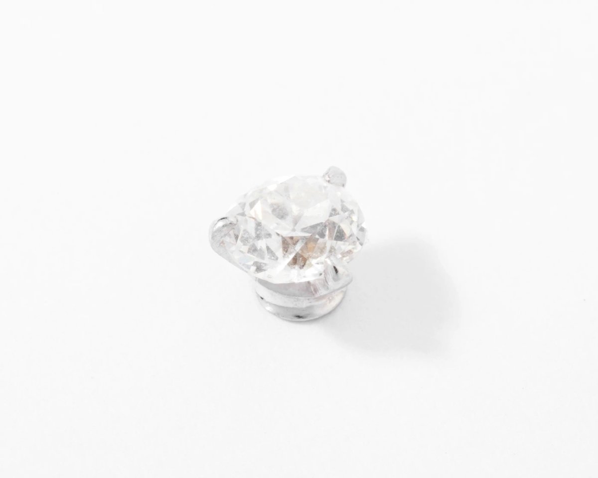 Paire de boucles d'oreilles en diamant taille ancienne - Castafiore