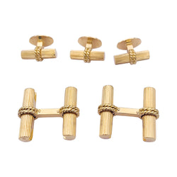 Parure d'habit en or jaune. - Castafiore