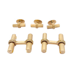 Parure d'habit en or jaune. - Castafiore