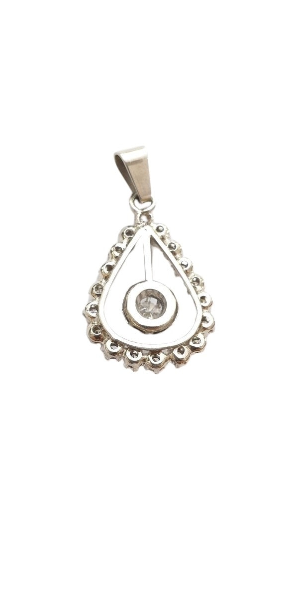 Pendentif années 50 diamants - Castafiore