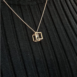 Pendentif Barro or rose diamant - Castafiore