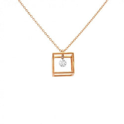 Pendentif Barro or rose diamant - Castafiore