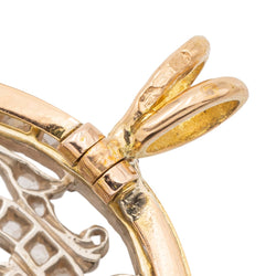 Pendentif Broche Or blanc Diamant - Castafiore