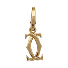 Pendentif-Charm Cartier, "Double C", or jaune - Castafiore