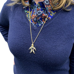 Pendentif Chopard, "Happy Clown", or jaune, diamants, pierres de couleur. - Castafiore