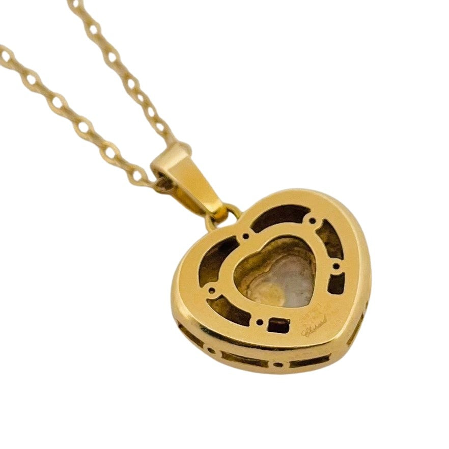 Pendentif CHOPARD "Happy diamond" en or jaune - Castafiore