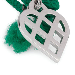 Pendentif coeur en or blanc et diamants O.J. PERRIN - Castafiore