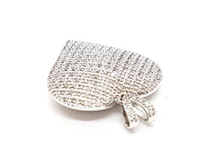 Pendentif Coeur Or blanc Diamant - Castafiore