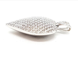 Pendentif Coeur Or blanc Diamant - Castafiore