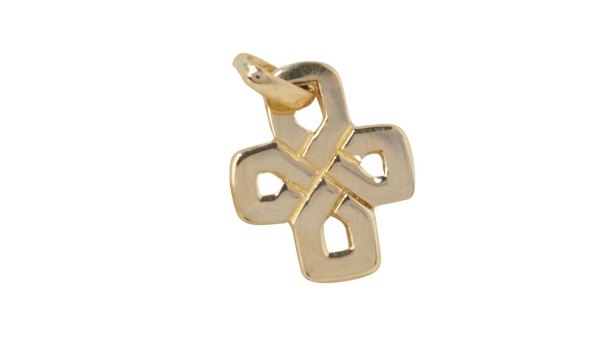 Pendentif Croix POIRAY en or jaune - Castafiore