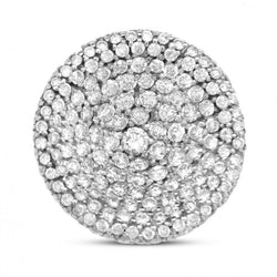 Pendentif Disque or gris diamants - Castafiore