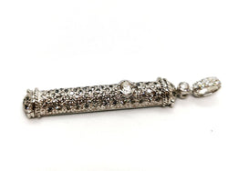 Pendentif en or blanc et diamants - Castafiore