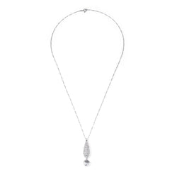 Pendentif en platine Art Déco - Castafiore