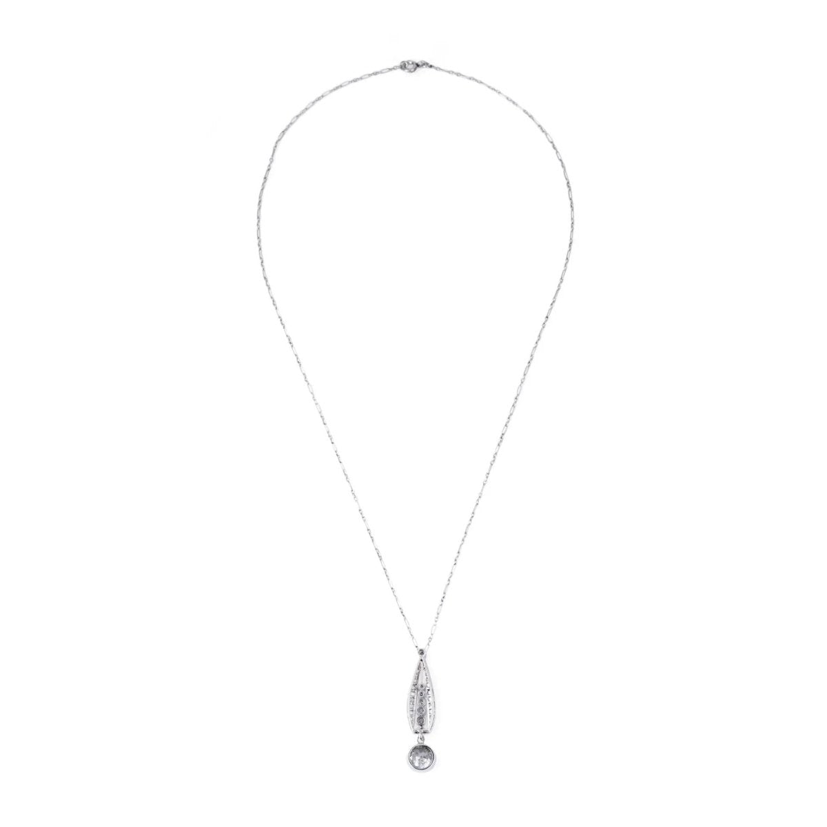 Pendentif en platine Art Déco - Castafiore