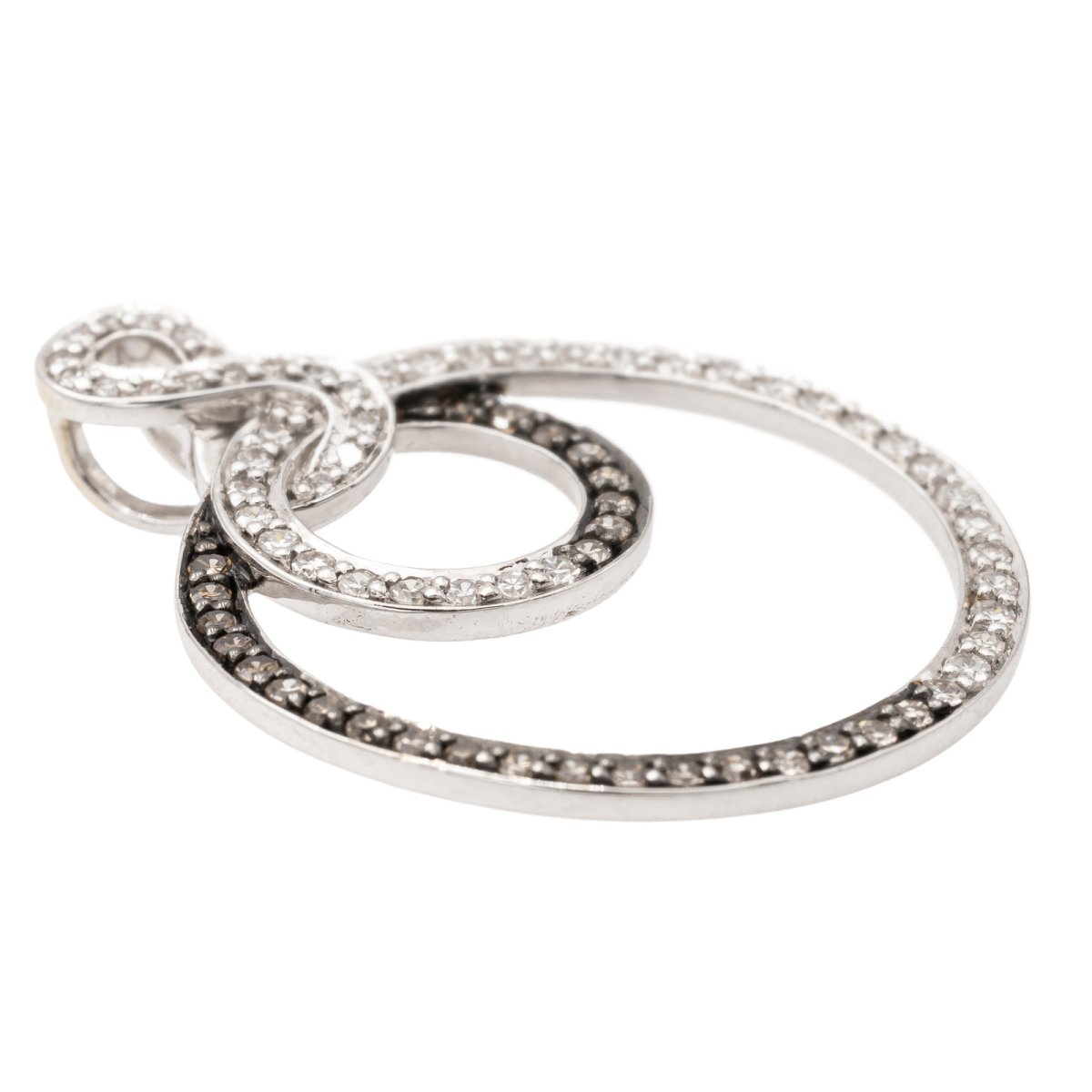 Pendentif Or blanc Diamant - Castafiore