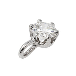 Pendentif Or blanc Diamant - Castafiore