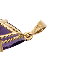 Pendentif Or jaune Améthyste - Castafiore