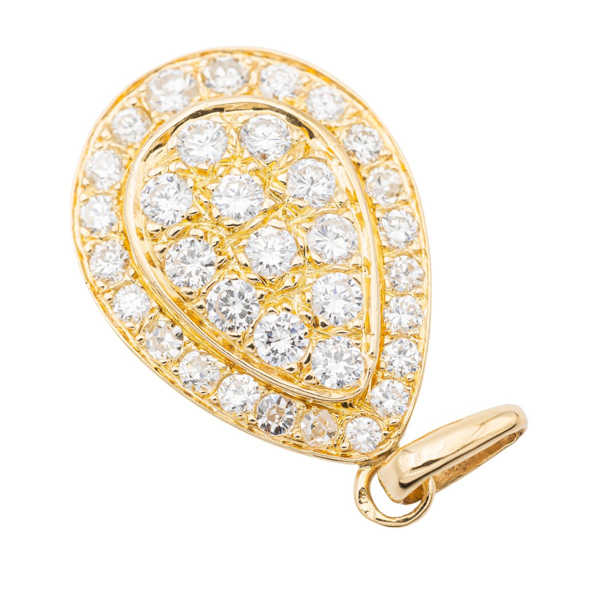 Pendentif Or jaune Diamant - Castafiore