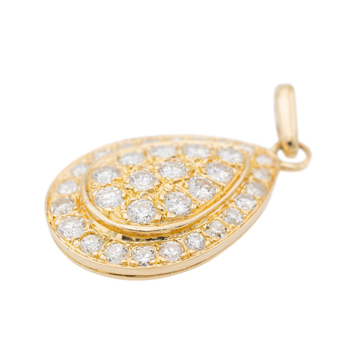 Pendentif Or jaune Diamant - Castafiore