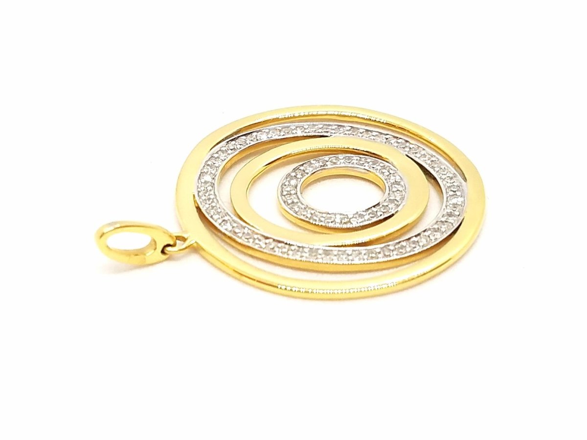 Pendentif Or jaune Diamant - Castafiore