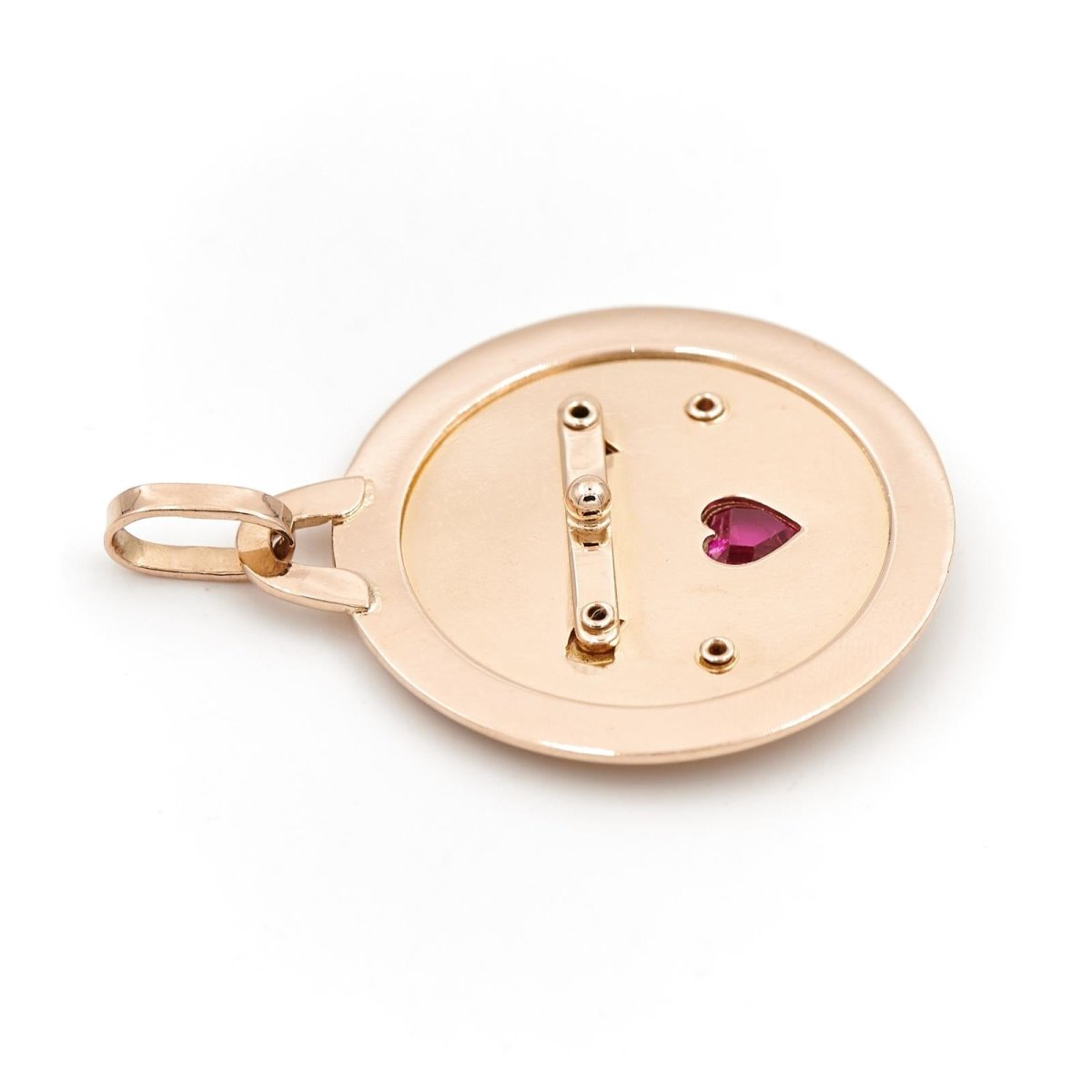 Pendentif Or jaune Rubis - Castafiore