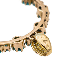 Pendentif Or jaune Turquoise - Castafiore