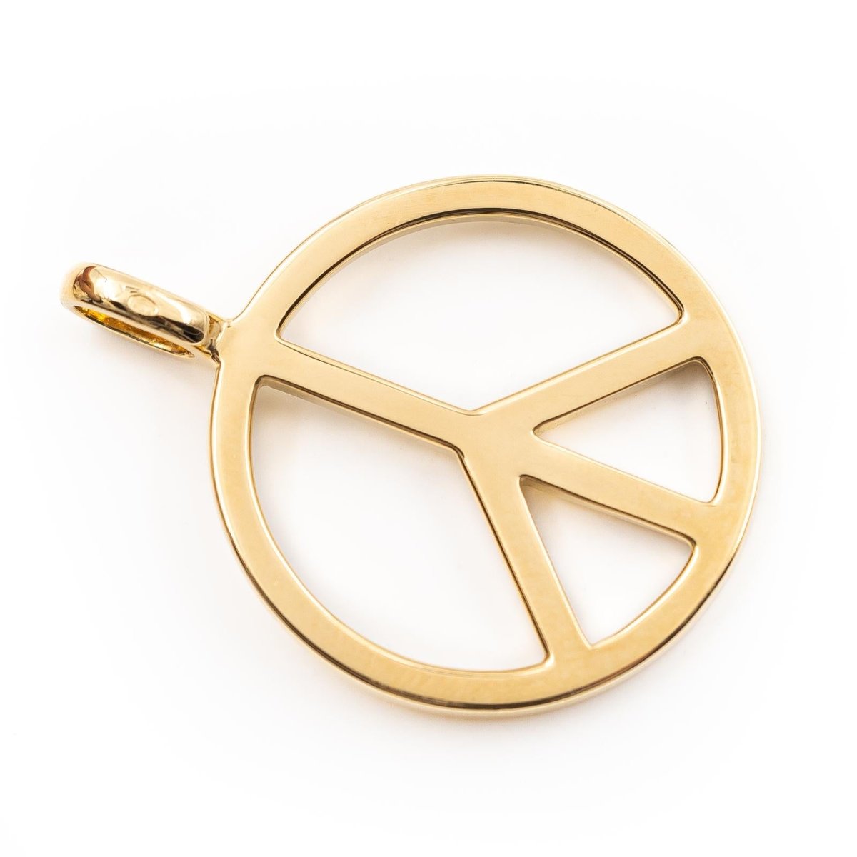 Pendentif Peace & Love en or jaune - Castafiore
