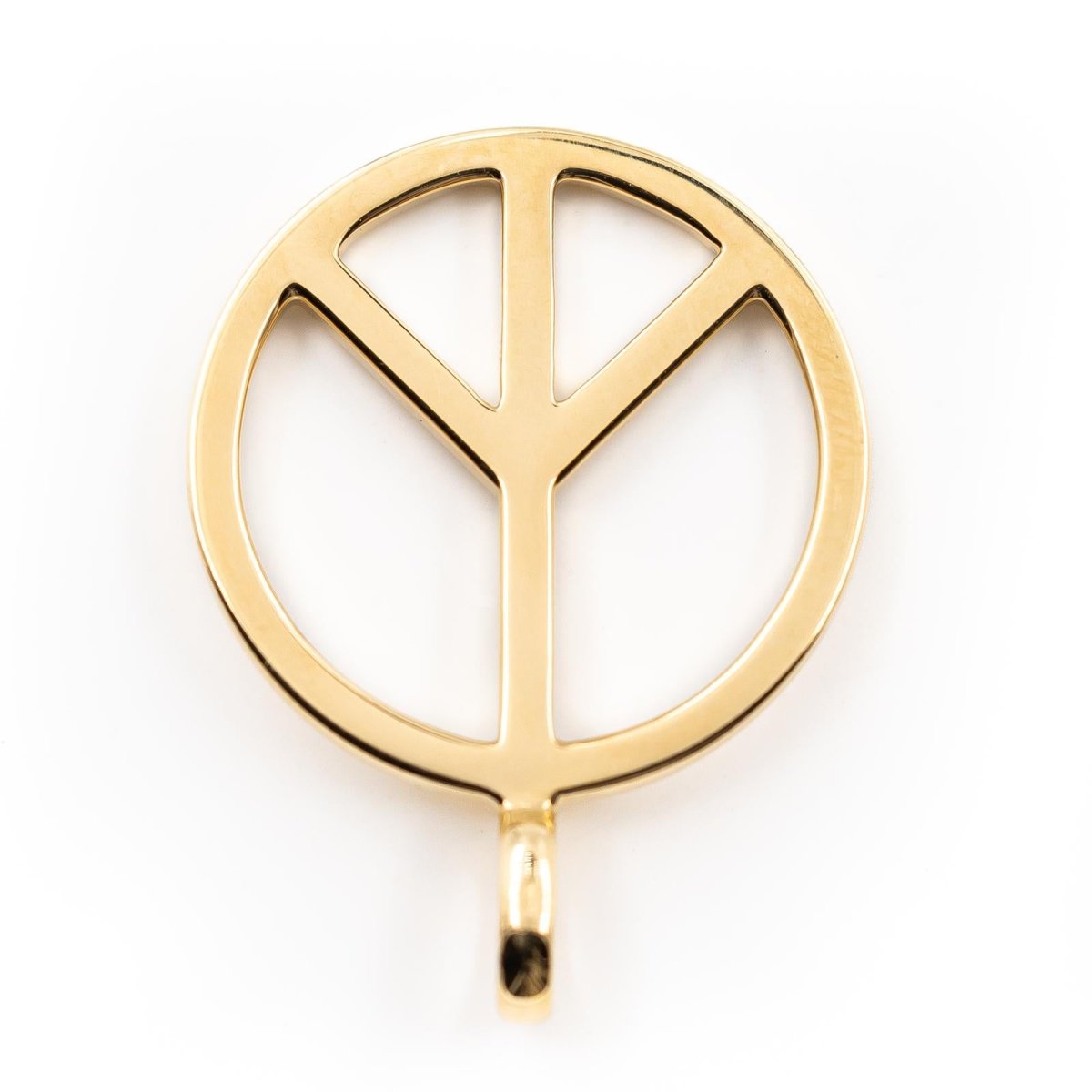 Pendentif Peace & Love en or jaune - Castafiore