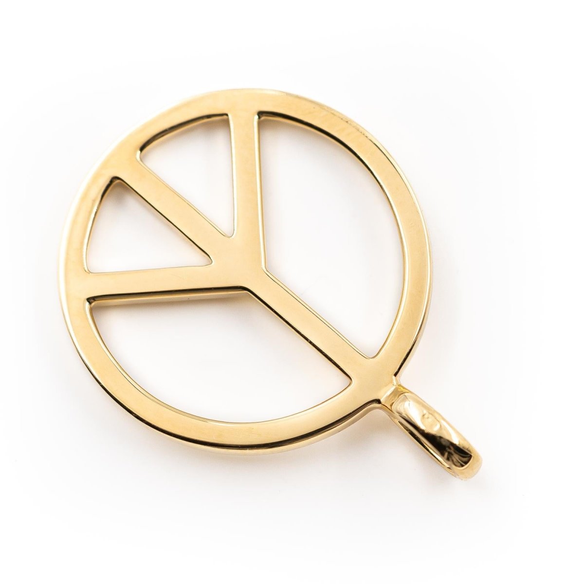 Pendentif Peace & Love en or jaune - Castafiore