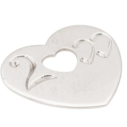 Pendentif POIRAY "Coeur" en or blanc - Castafiore