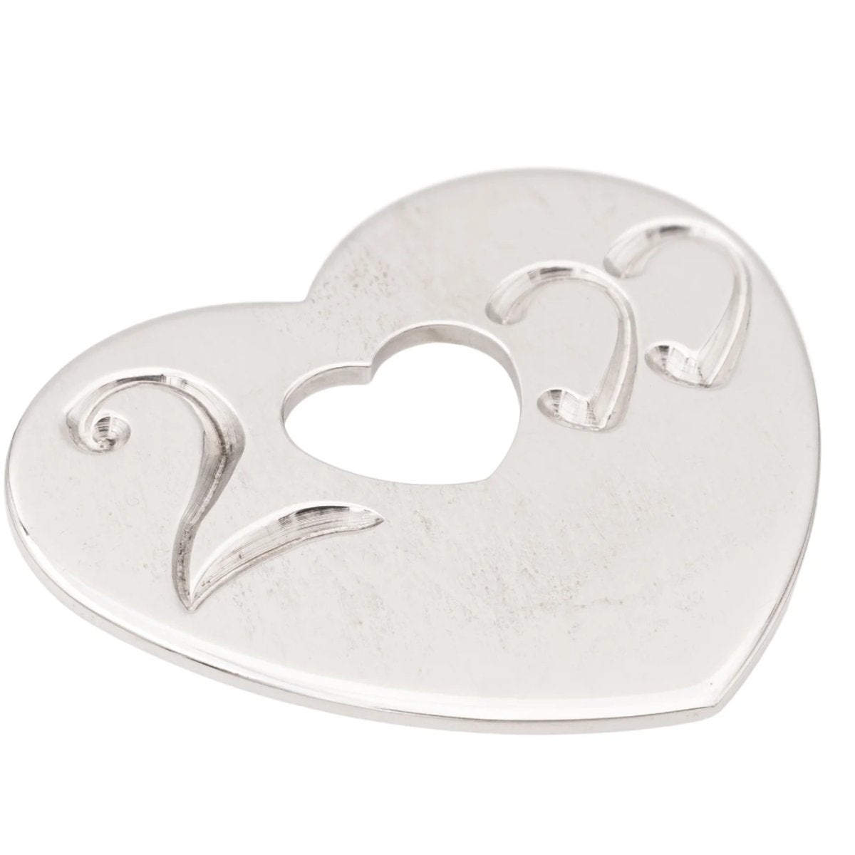 Pendentif POIRAY "Coeur" en or blanc - Castafiore
