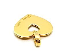 Pendentif POIRAY "Coeur secret" en or jaune - Castafiore