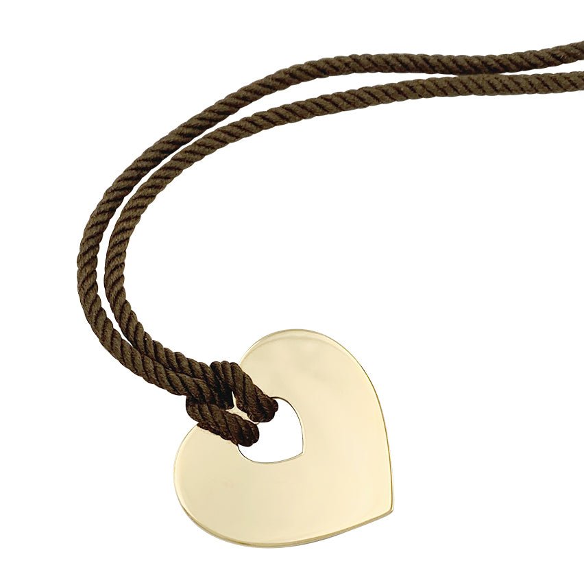 Pendentif Poiray, "Coeur Secret", or jaune - Castafiore