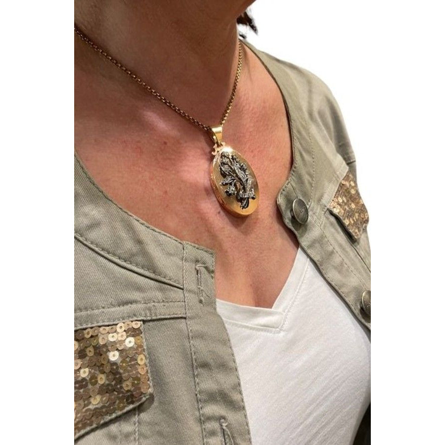 PENDENTIF PORTE PHOTO NAPOLÉON III - Castafiore