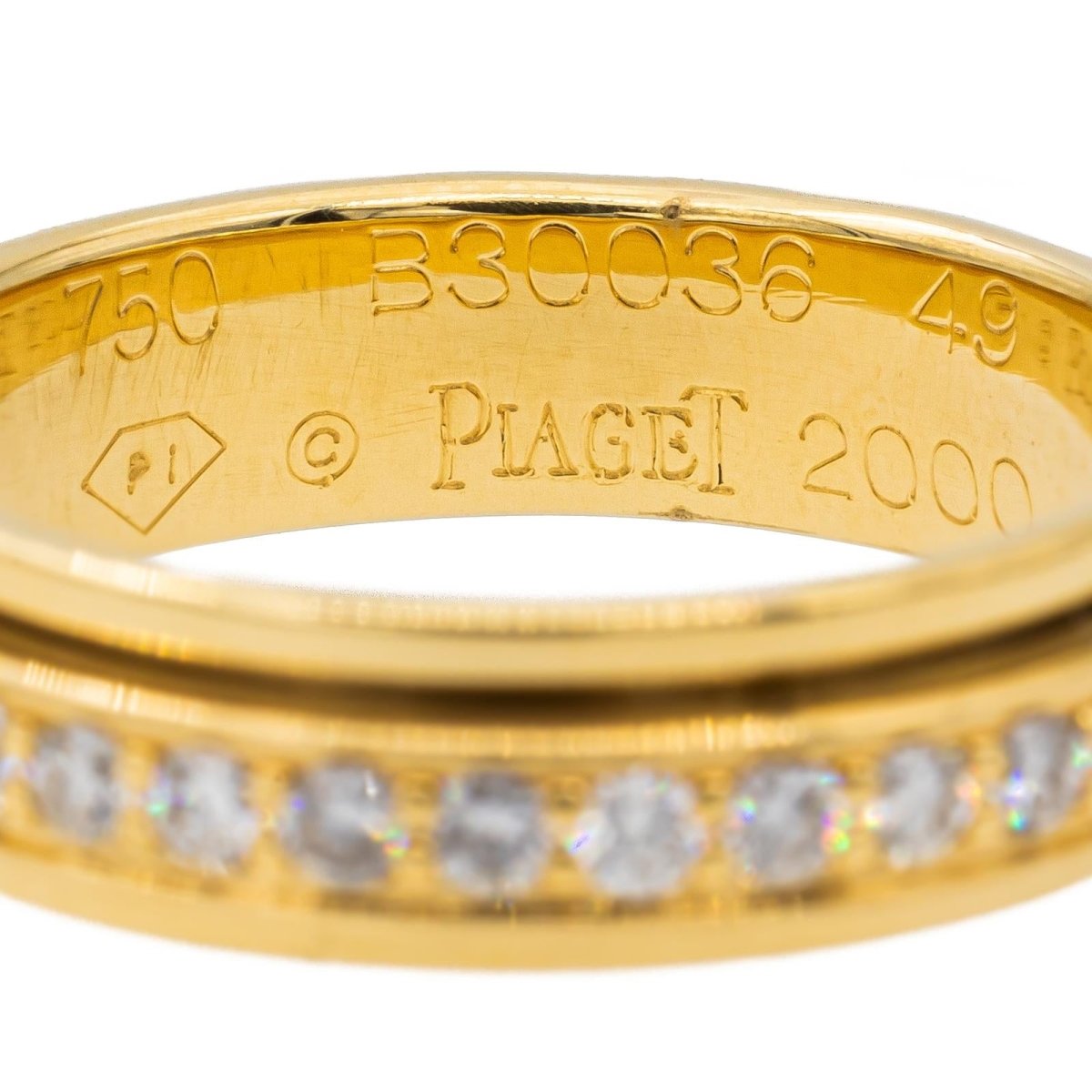 Piaget Bague Alliance Possession Or jaune Diamant - Castafiore