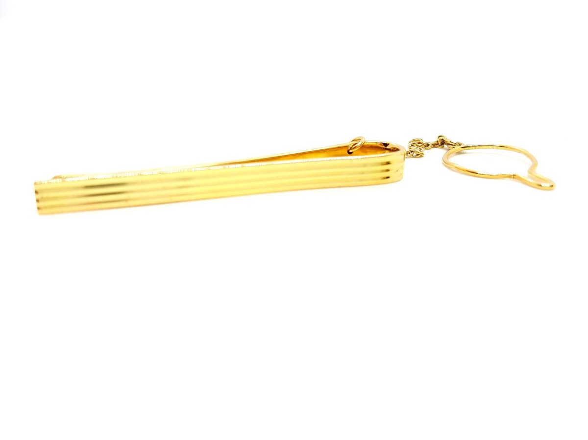 Pince à cravate HERMÈS en or jaune - Castafiore