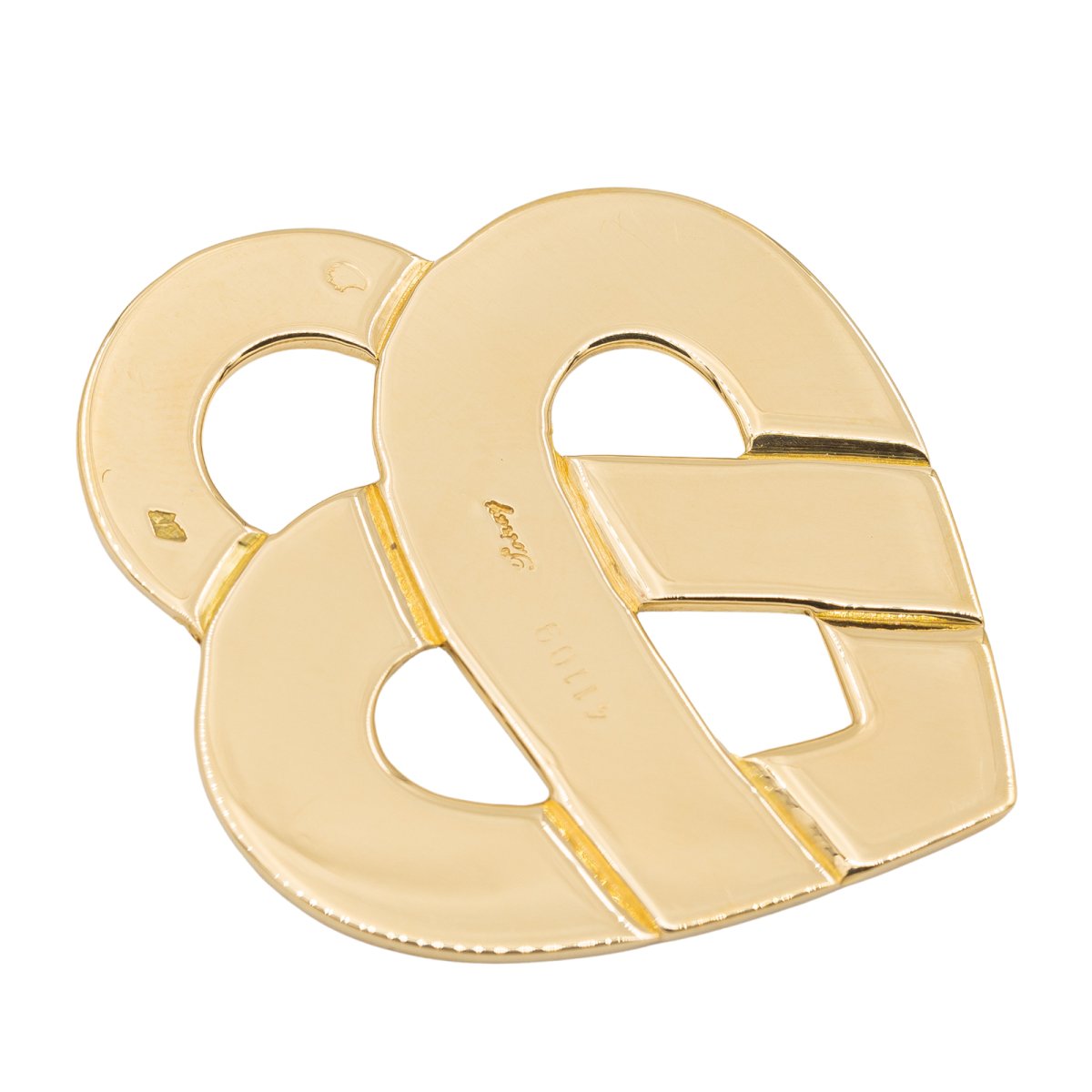 Poiray Pendentif Cœur entrelacé Or jaune - Castafiore