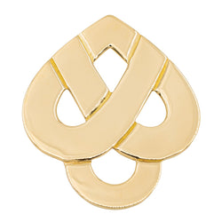 Poiray Pendentif Cœur entrelacé Or jaune - Castafiore