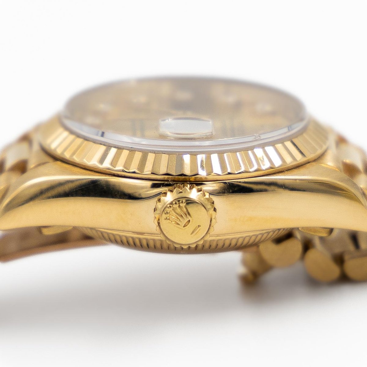 Rolex Montre Oyster Perpetual Date Juste Or jaune Diamant - Castafiore