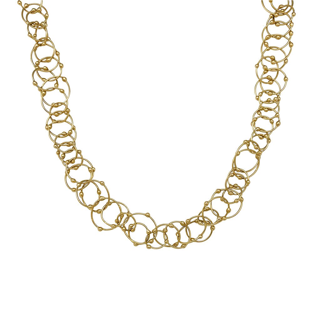 Sautoir maille jaseron or jaune - Castafiore