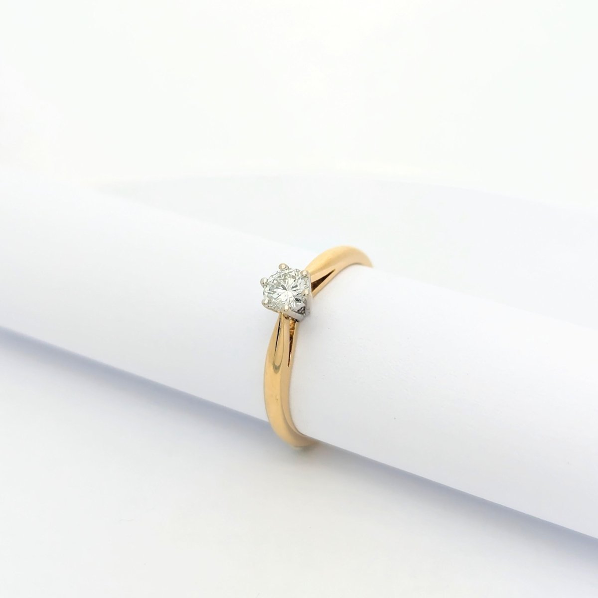 Solitaire 2 ors et diamant