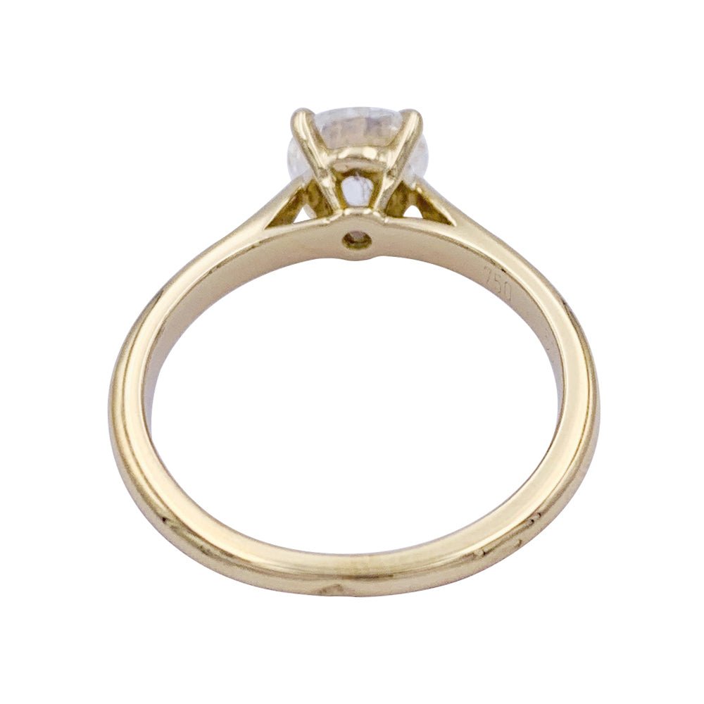 Solitaire Cartier,"1895", or jaune, diamant - Castafiore