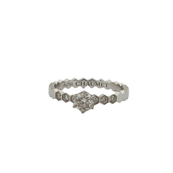 Solitaire CHAUMET en or blanc et diamant - Castafiore