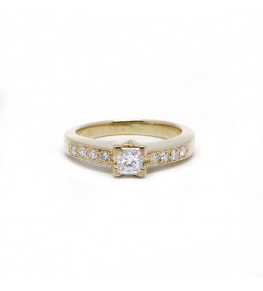 Solitaire - Diamant De 0.43 carat - Castafiore