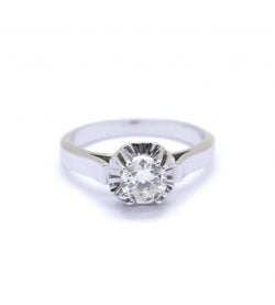Solitaire - Diamant de 0.85 carat - Castafiore